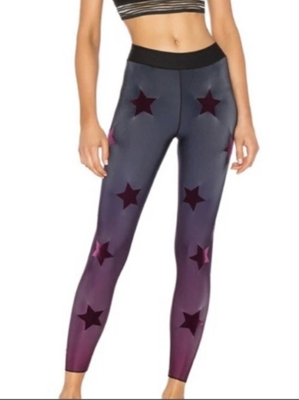 Ultracor Gradient Velvet Star Knockout Leggings Size XS